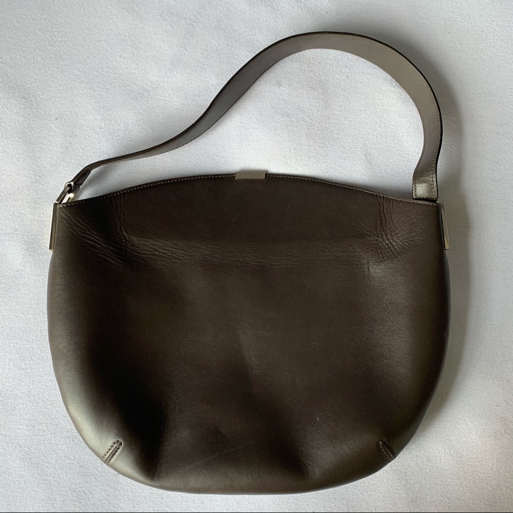Henri Bendel brown oversized shoulder bag